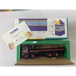 Corgi Showman’s Range - eleven 1:50 scale die-cast models comprising 12601, 14101, 15901, 16101, two 16501, 21701, 24401, 24801, 27602 and 27801, all boxed with paperwork 