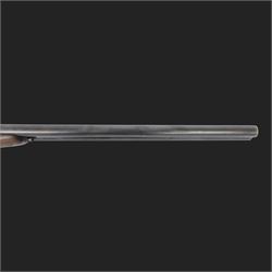 Black Sabel De Luxe, 12 bore double trigger sidelock ejector, side by side double barrel shotgun with 63cm (25