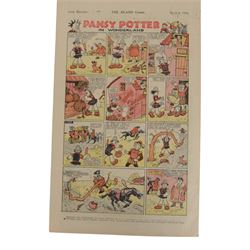 Seven 1940s and 50s The Beano comics, including 1941 issue no.166 propaganda war issue, with Big Eggo black-out cover, 1948 issue no.329, 1949 issue no.368, 1949 issue no.379, 1950 issue no.398,  1950 issue no. 424 and 1954 issue no. 603