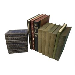 Webb Mary: five novels illustrated by Norman Hepple. Uniformly bound in green cloth; Little Books on Art. Seven volumes. Blue cloth/gilt; and four books published by The Folio Society (16)
