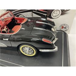 Gearbox 1:12 scale ‘1958 Chevrolet Corvette’ 17904 Mint Precision Series die-cast model, on plinth in original box