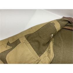 British M22 khaki tunic for the Hampshire Regiment with WW1 trio ribbon bar