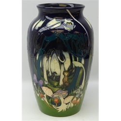  Very large Moorcroft limited edition vase decorated in the Magic Wood pattern, designed by Vicky Lovatt, dated 2011 ltd. ed. 16/35 H40cm   