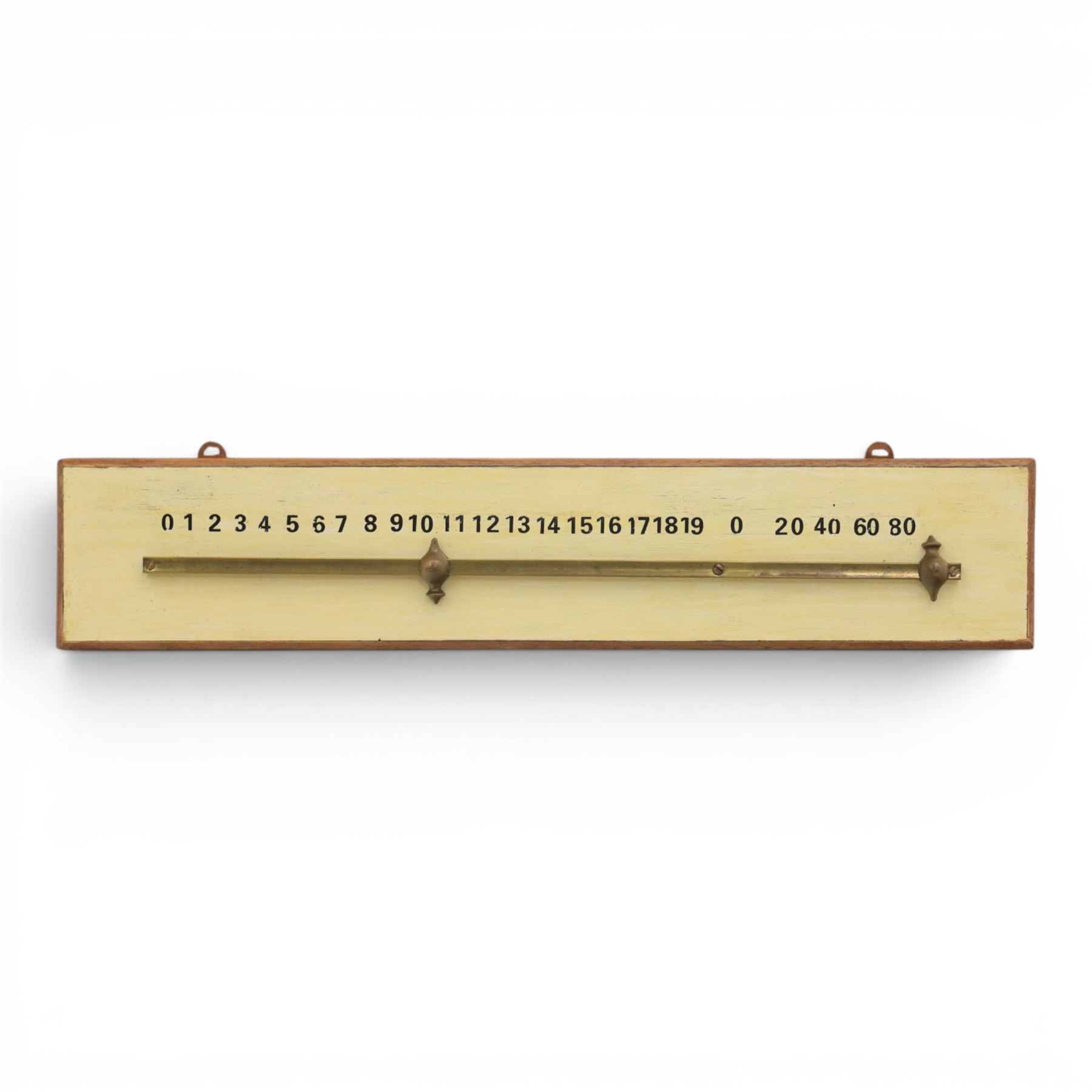 Snooker and Billiard accessories including a Thurston & Co Ltd snooker scoreboard, and Burroughes & Watts, London, billiard ball storage cabinet and white scorer