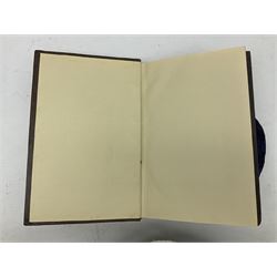 William Borlase; Observations on the Antiquities Historical and Monumental of the County of Cornwall, 1754, printed by W. Jackson, High Street, Oxford, leather bound iwth gilt detailing and lettering to spine