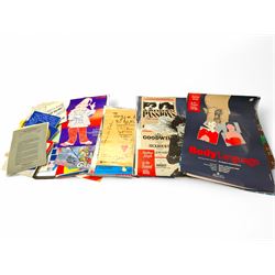 Approximately 50 Stephen Joseph Theatre posters, including several signed examples with si...