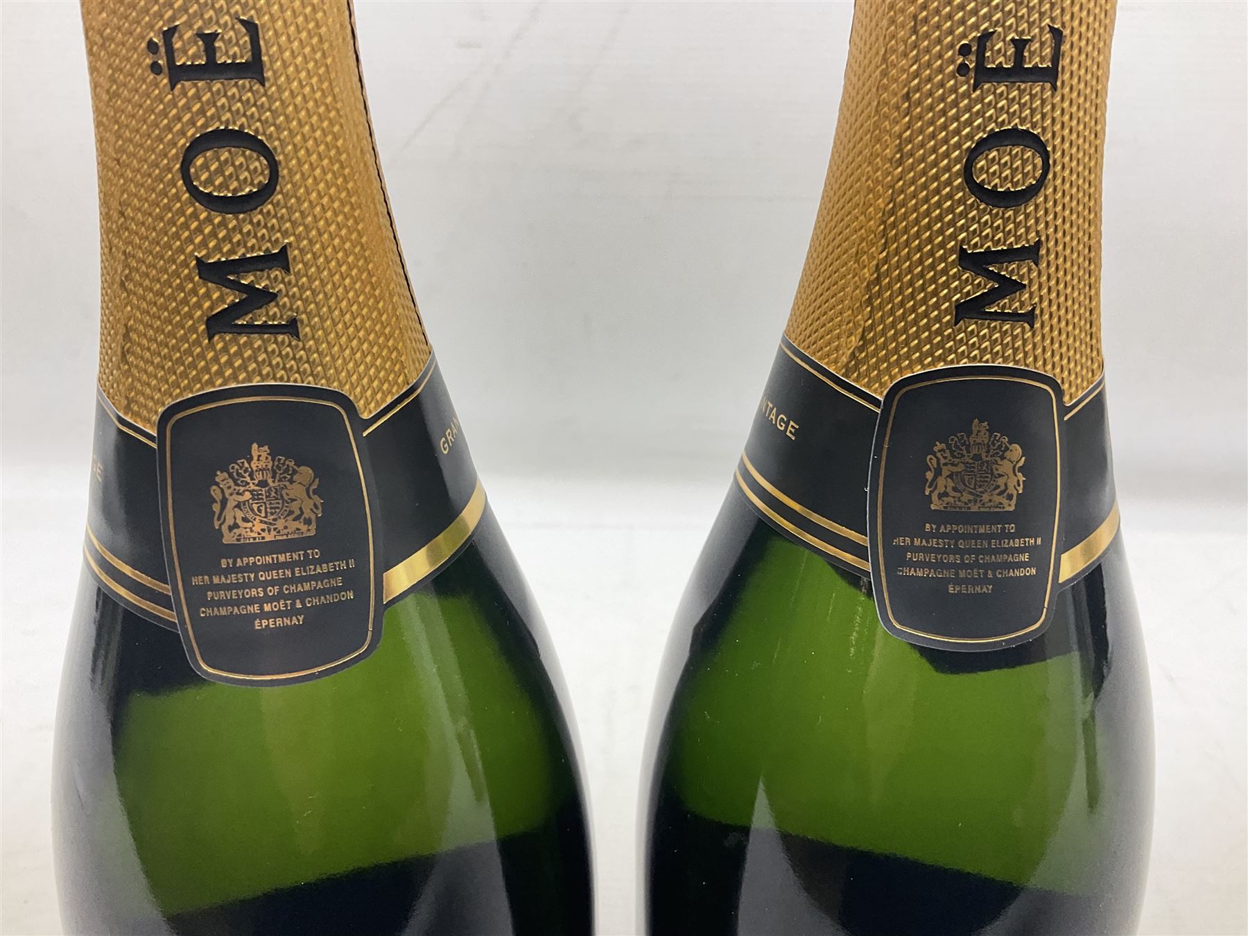 Moet & Chandon, 2008, grand vintage champagne, 750ml, 12.5%, two bottles