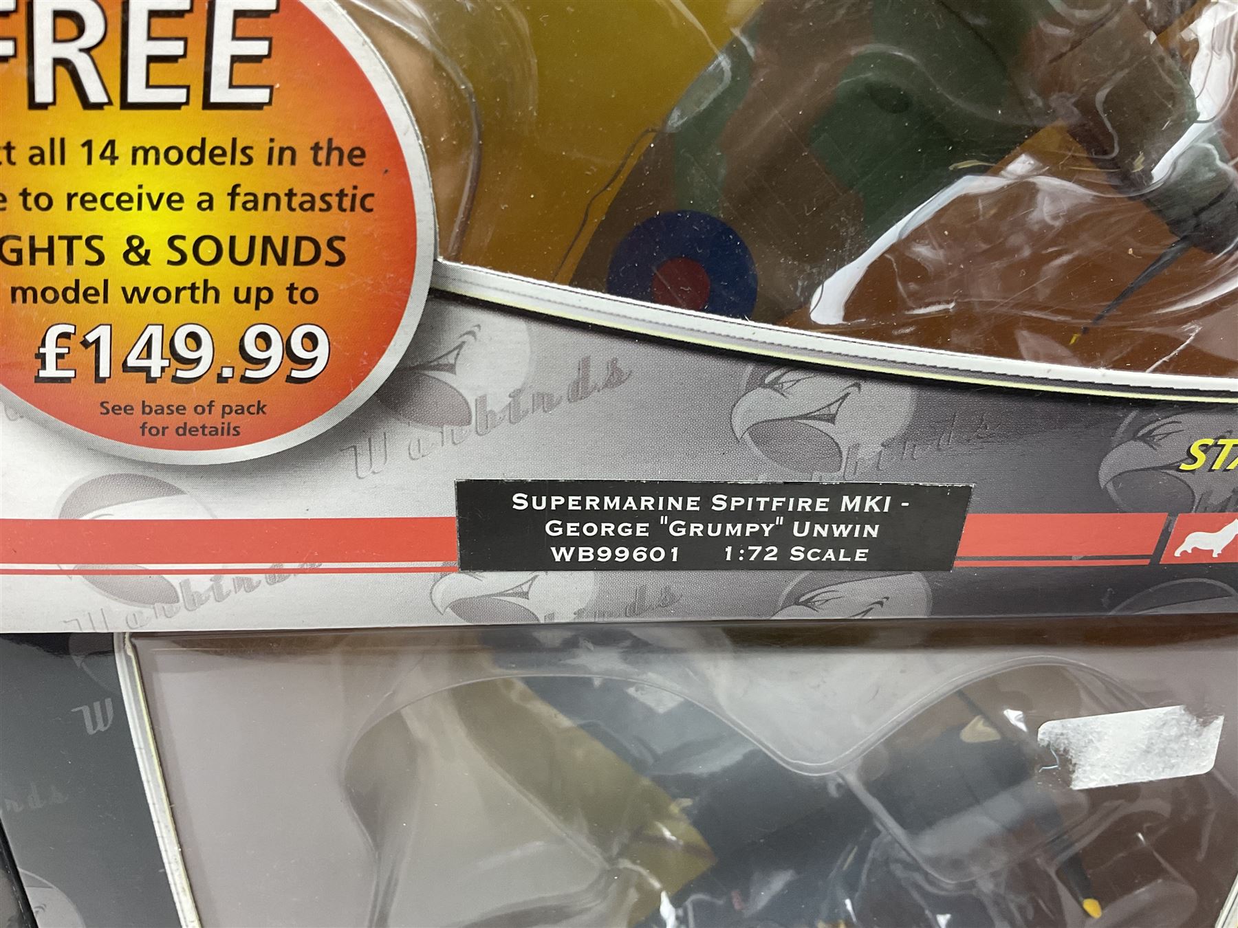 Corgi Aviation Archive Warbirds - seven series one and one series two, all boxed (8)