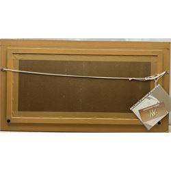 Mackenzie Thorpe (British 1956-): 'Through Till Dawn', limited edition silk screen print signed and numbered 168/195, with certificate, 49cm x 113cm