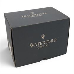 Set of twelve Waterford Crystal Kylemore pattern tumblers and matching jug, tumblers H13cm