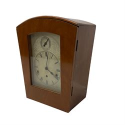 Westminster chiming clock in later case