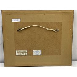 George Richard Lane Fox (1st Baron Bingley) (British 1870-1947): 'The Lake at Wothersome', watercolour unsigned, labelled verso 13cm x 22cm; Joan Ridout (British 20th century): 'Thorn Trees on Dartmouth', watercolour signed 22cm x 32cm; English School (20th century): Tree Landscape, watercolour signed with monogram 25cm x 35cm (3)