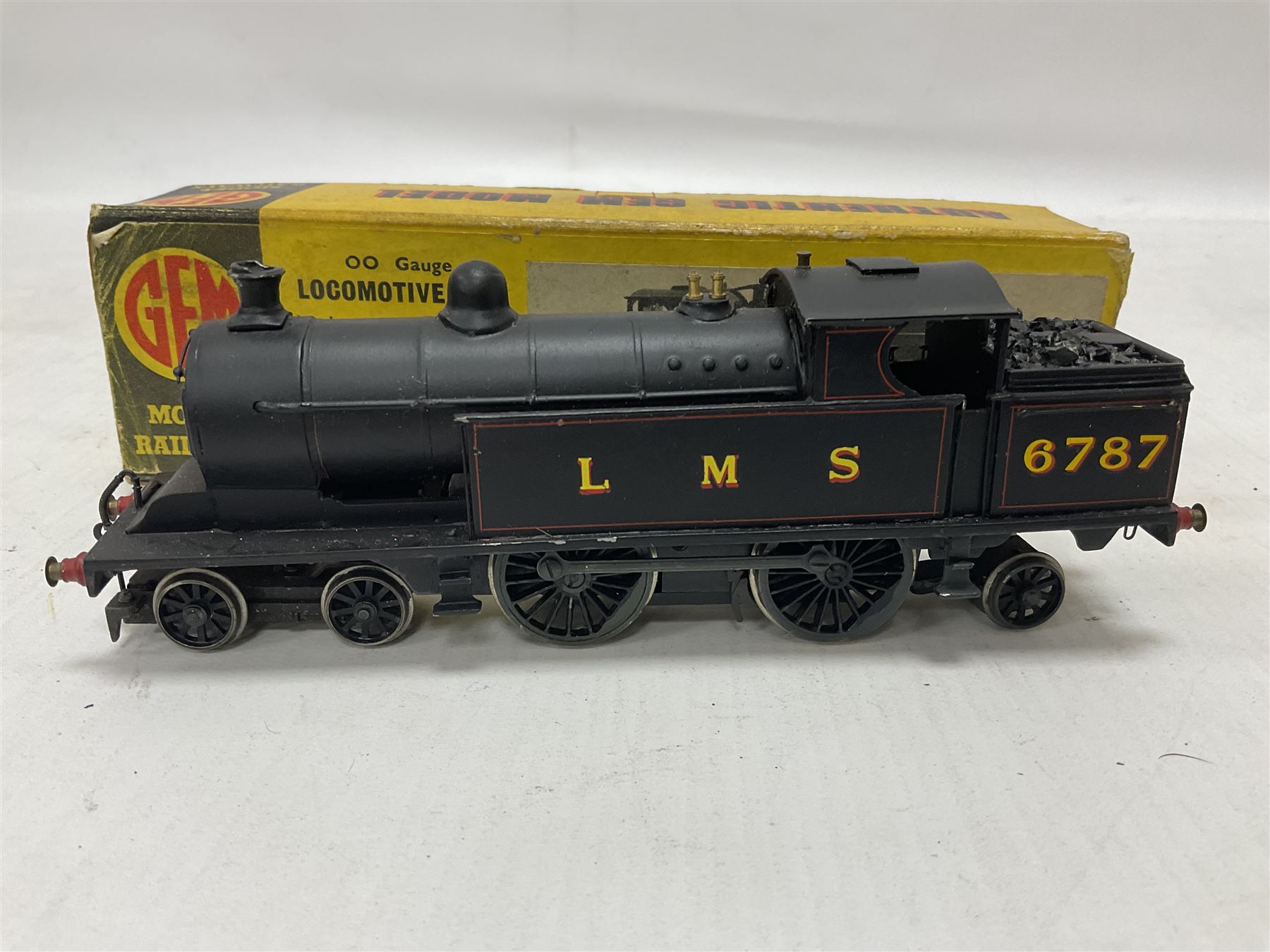 GEM ‘00’ gauge - kit built LNWR/LMS Precursor Tank 4-4-2T locomotive no.6787 finished in LMS black; with original box 