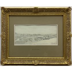 James Ward (British 1769-1859): 'Neath (near Swansea) Wales', pencil titled annotated and signed with initials 15.5cm x 34.5cm
Provenance: from the collection of Terence G Phillips, Danesbury House, Neath, Glamorgan