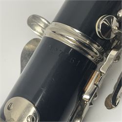 Yamaha 26II five-piece clarinet, serial no.027761; in fitted case with accessories