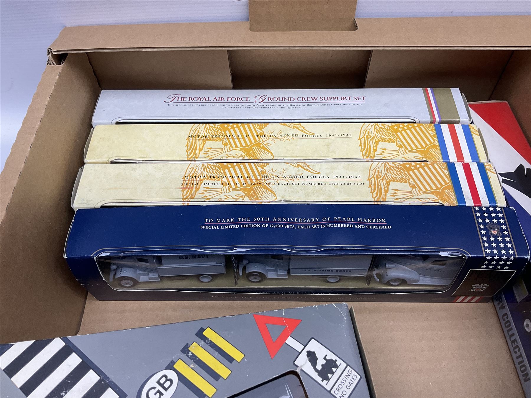 Fortyfour modern diecast models/sets by Matchbox, Lledo, Atlas