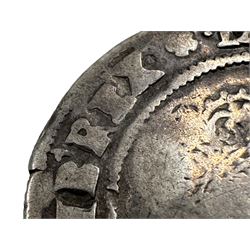 James I Irish 17th century silver one shilling coin
