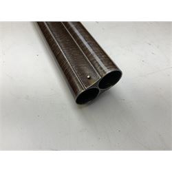 William Ling of London 15-bore double barrel side-by-side percussion shotgun, No.168, the 74cm (29