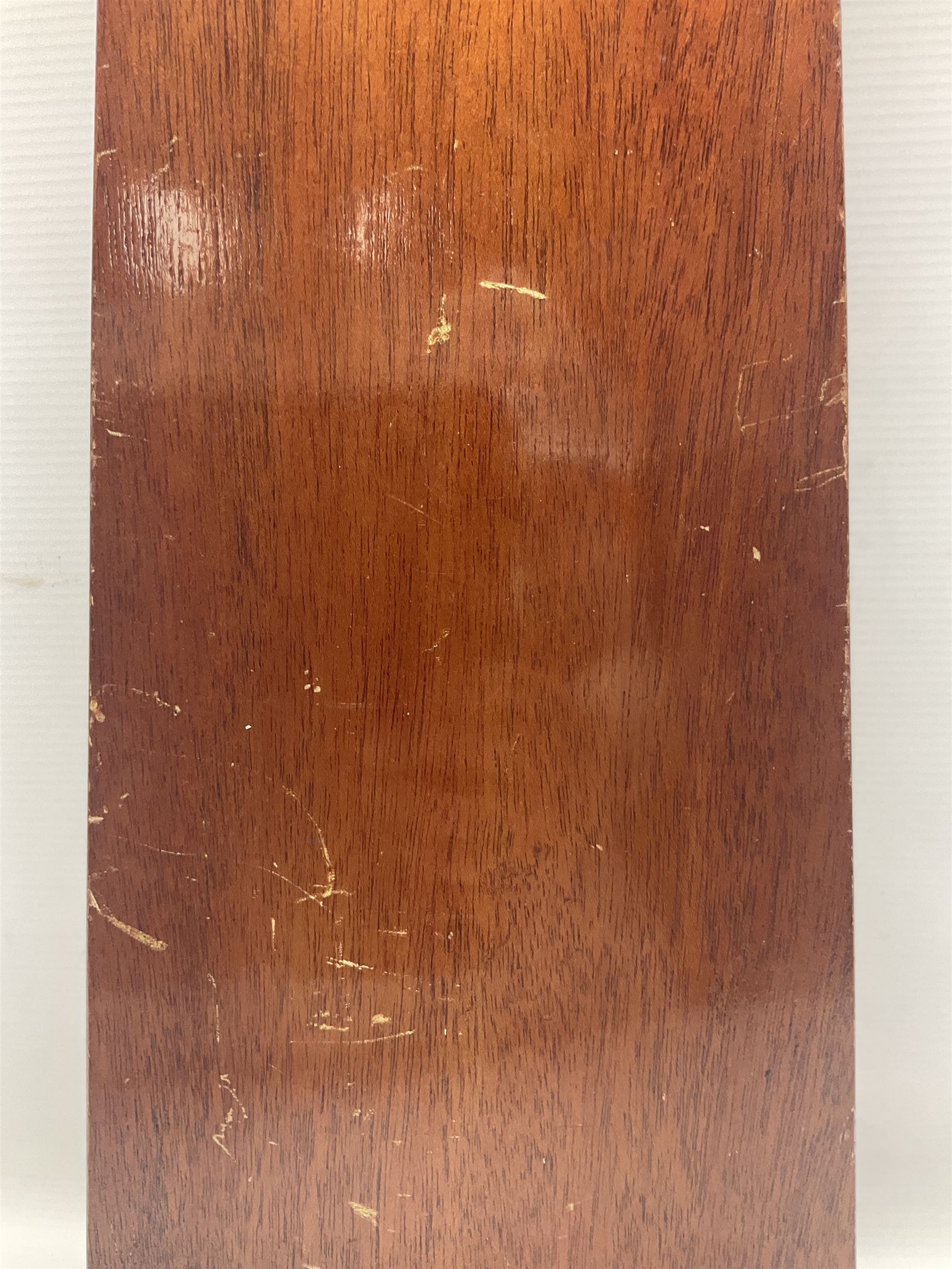 Early 1960s lap steel electric guitar with mahogany body and Plato pick-up, L81.5cm