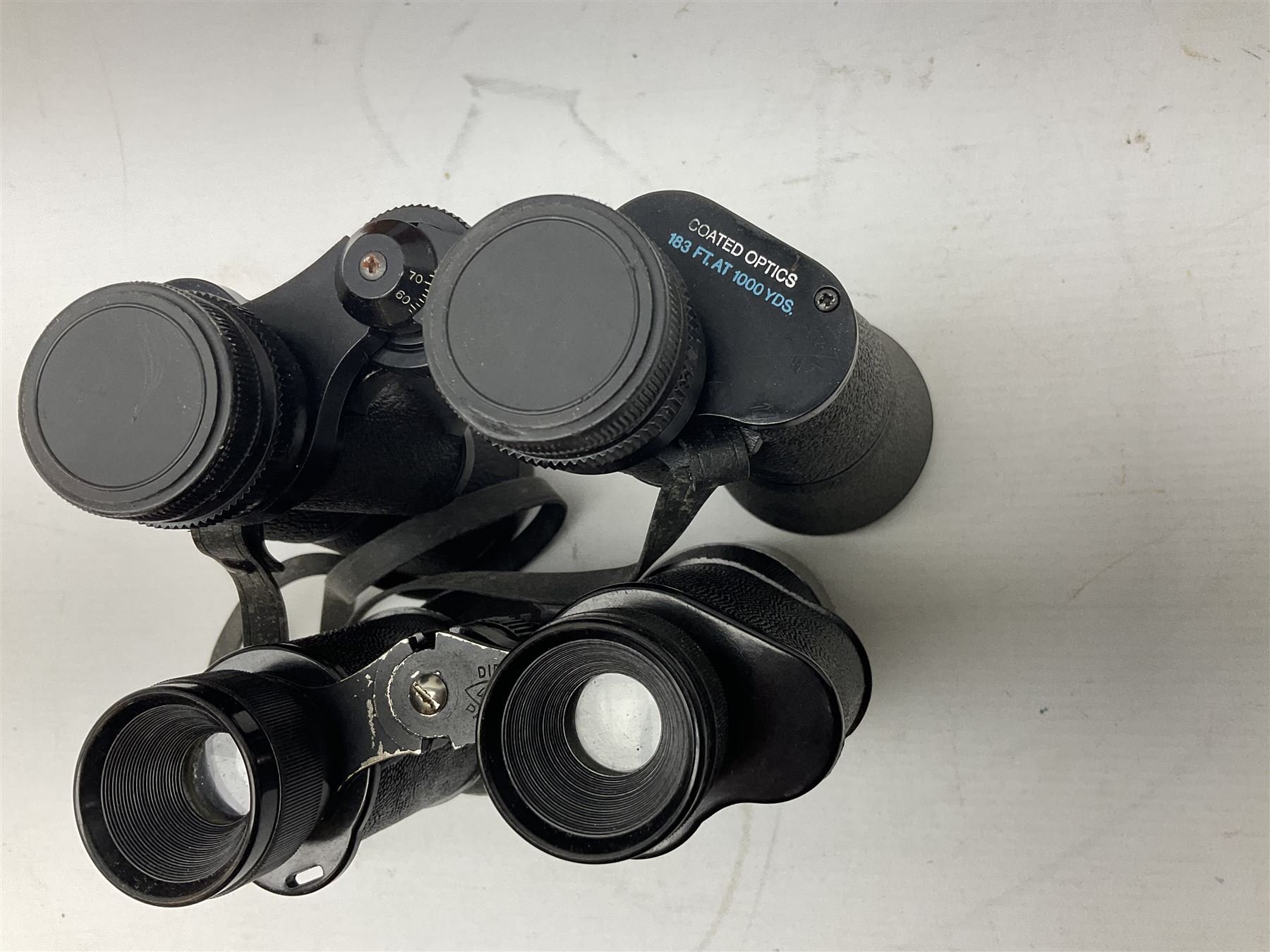 Eight cased pairs of binoculars, to include Zenith 10x50 field binoculars, Prinz 16x50, Prinzlux 10x50, Aquilus 10x35, etc, and a further binocular case