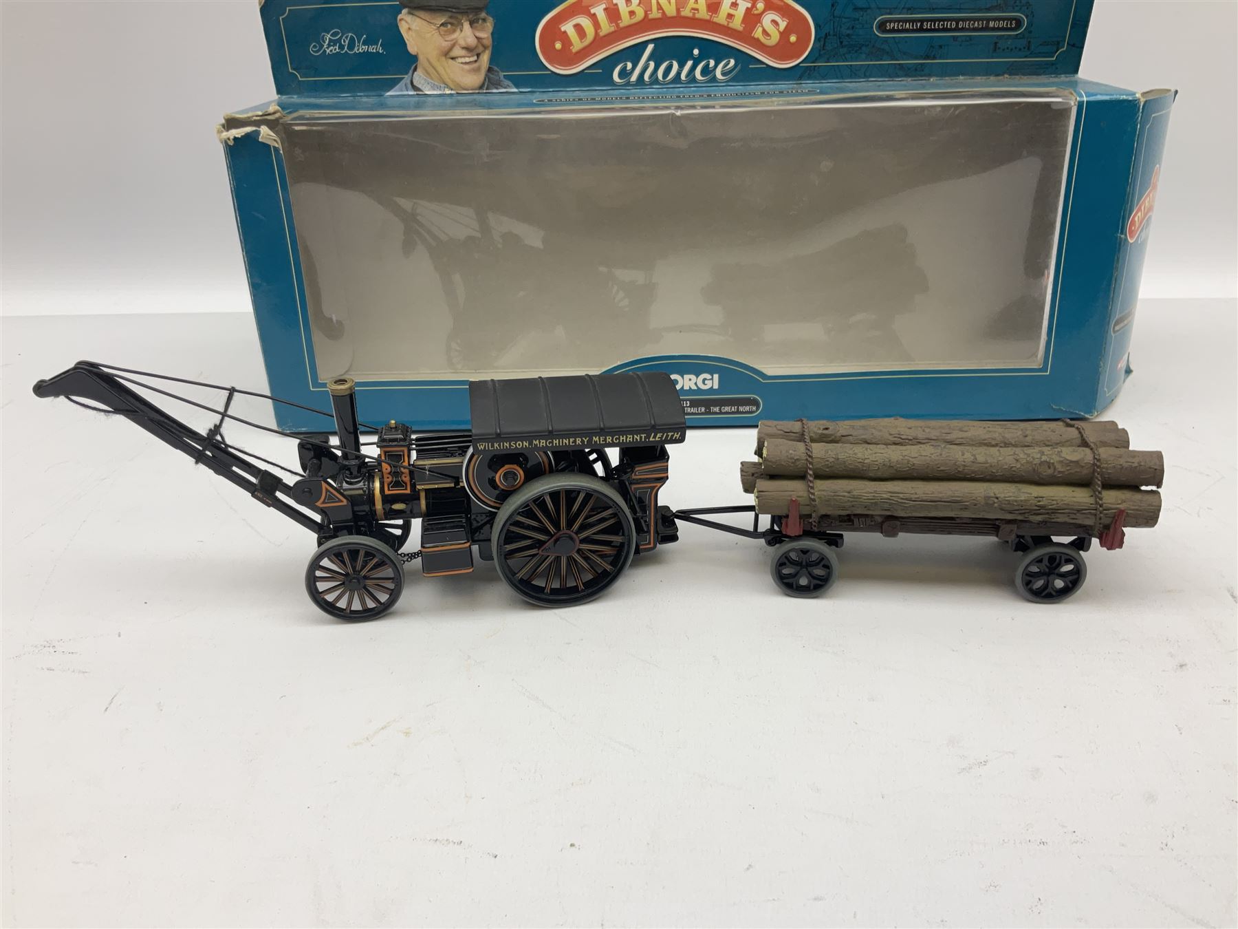 Five boxed Corgi die-cast models comprising ‘Dibnah’s Choice’ Sentinel Dropside wagon and Fowler B6 Crane Engine and Trailer, Albion Caledonian lorry, Texaco tanker and Wall’s AEC trailer