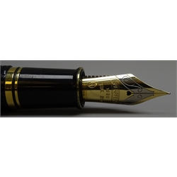  Writing Instruments - Sheaffer Connaisseur fountain pen, with '18K' gold nib and matching ballpoint pen and two other Sheaffer fountain pens both with '18K' gold nibs, all boxed (4)  