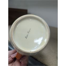 Collection of Susie Cooper ceramics, including jugs, vases and a teapot 