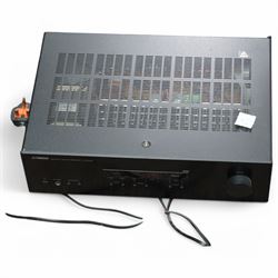 Quantity of HiFi equipment including Yamaha, Technics, etc and a number of records