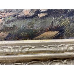 William Mitchell of Maryport (British 1806-1900): Waiting for the Ferry on Lake Windermere, oil on canvas signed and indistinctly dated 1854, 46cm x 82cm 
Provenance: with John Simpson, Ryland Fine Art, Driffield, receipt verso