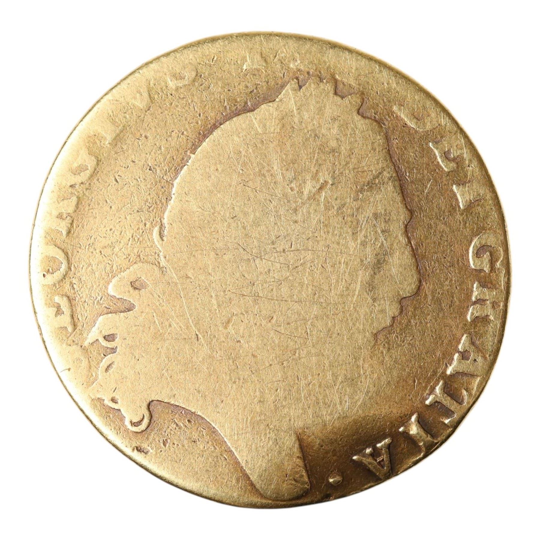 George III 1794 gold 'spade' guinea coin