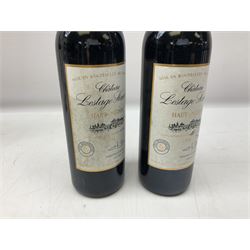 Chateau Lestage Simon 1990, Haut-Médoc, 750ml, 13% vol, seven bottles
