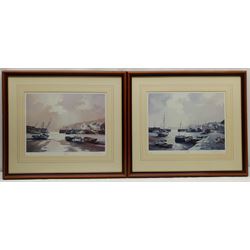 Don Micklethwaite (British 1936-): 'Low Tide' and 'Evening Harbour', pair limited edition prints signed in pencil 30cm x 39cm (2)