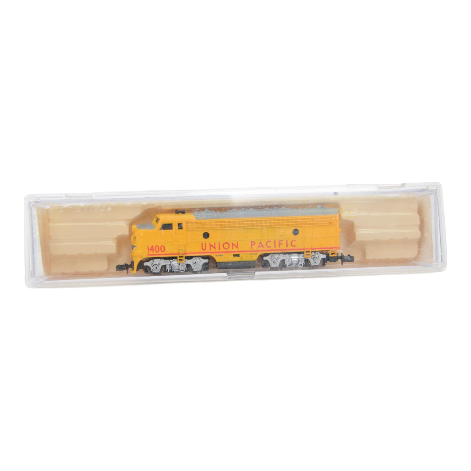Collection of N gauge model railway locomotives and rolling stock, comprising Atlas, Roundhouse, Life Like and Bachmann examples, including Bachmann no.46612 Crane & Boom, Atlas no. 2102 EMD E8 diesel locomotive, Life-Like no. 7843 GP38 Union Pacific engine and Atlas no. 42042 RS3 Norfolk & Western locomotive, all boxed 