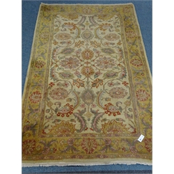  Raja design beige ground rug, 238cm x 155cm  