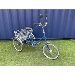Pashley single speed tricycle with basket  - THIS LOT IS TO BE COLLECTED BY APPOINTMENT FROM DUGGLEBY STORAGE, GREAT HILL, EASTFIELD, SCARBOROUGH, YO11 3TX