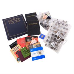 Great British and World coins, including year sets, pre-decimal coinage, commemorative cro...