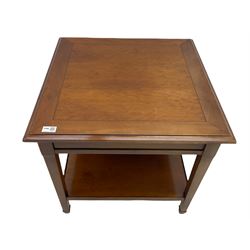 Grange Furniture cherry wood square lamp table