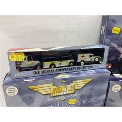 Corgi/Lledo - small collection of modern die-cast vehicles to include Corgi Aviation Archive 1:144 scale aircrafts 47111, 47301 and 47506; Lledo The RFC/RAC Anniversary Collection; quantity of Lledo Days Gone and Corgi models boxed and loose etc 