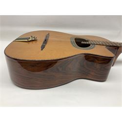 Spanish Gitano Manuel Rodriguez Maccaferri guitar, model no.EMC1; bears label; L98cm; in lightweight carrying case