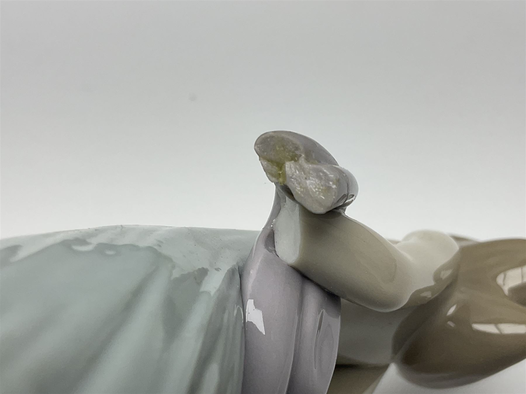 Three Lladro figures of ladies comprising 'The Flirt' model no 5789, 'Ingenue' model no 5487 and 'Carefree' model no 5790, all with boxes