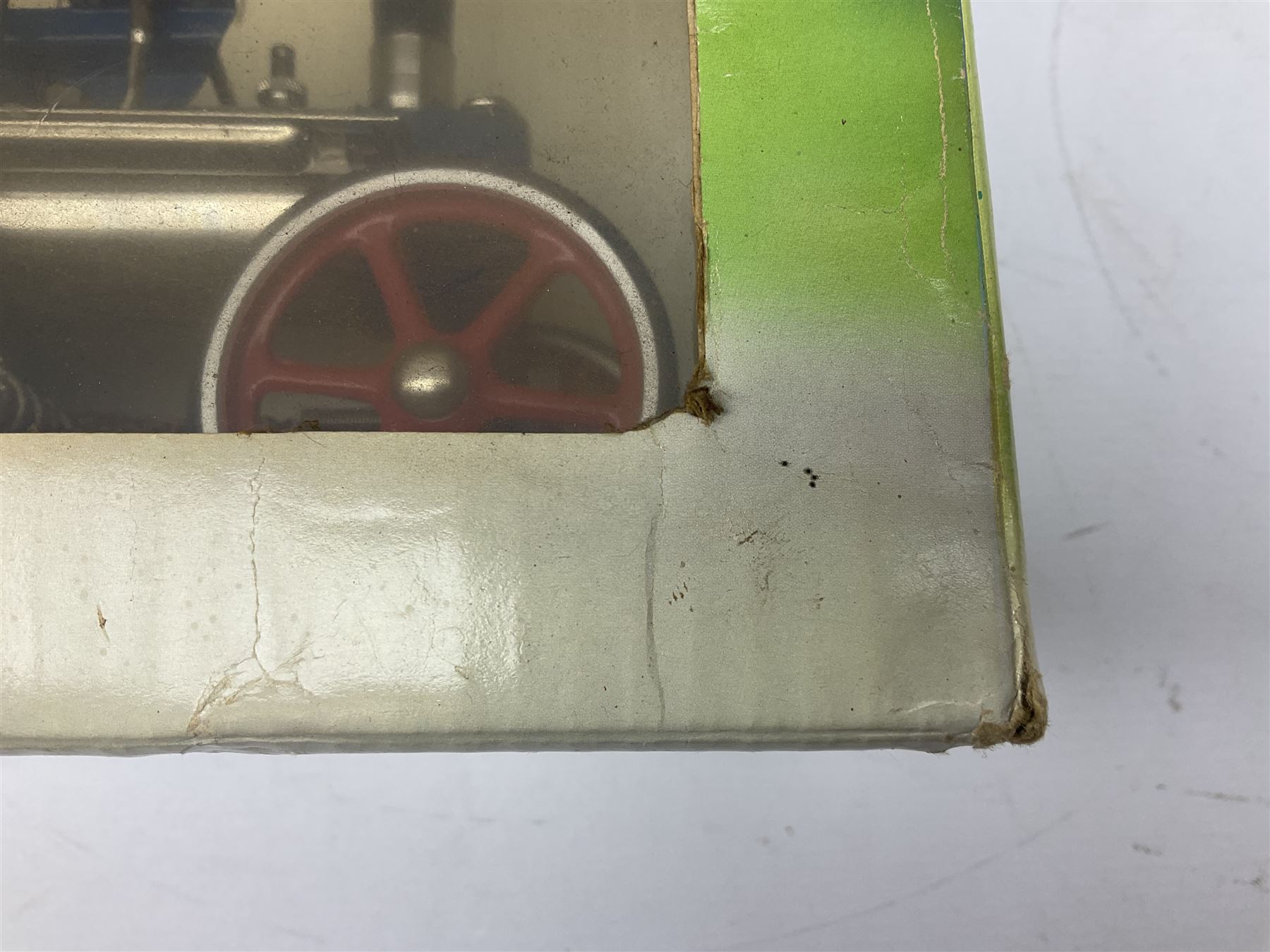 Wilesco steam roller traction engine, boxed