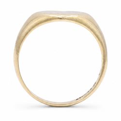 Mid 20th century heart signet ring, Chester 1949