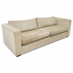 Contemporary bespoke three seat sofa, upholstered in Zimmer & Rohde fabric