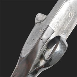 Holland and Holland 12 bore single trigger sidelock ejector, side by side double barrel shotgun with 76cm (30