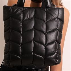 Mulberry - Big Softie handbag in black Softie Nappa leather, the padded and quilted body with substantial padded top handle, silver-tone Postman’s Lock fastening and detachable shoulder strap, with original Mulberry product tag, care booklet and dust bag, unused
