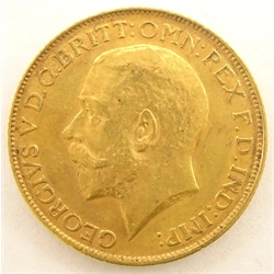  King George V 1911 gold full sovereign  