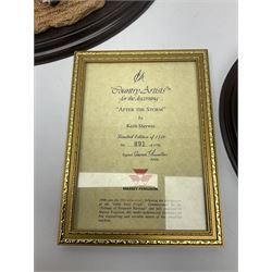 Two Country Artists figures, After the storm no CA831, limited edition 891/1750 and The Harvesters, limited edition 824/850, both with wooden base and certificates of authenticity