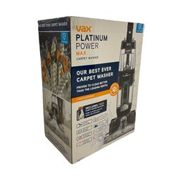 VAX - Platinum Power Max carpet washer - unused boxed