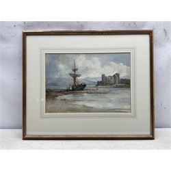 George Arthur Fripp (British 1813-1896): 'Llanharen Castle - South Wales', watercolour signed with initials, titled verso 24cm x 35cm 