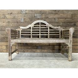  Lutyens design teak garden bench